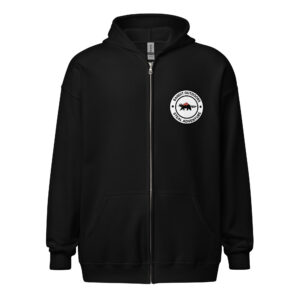Zip Hoodie with Circle Logo