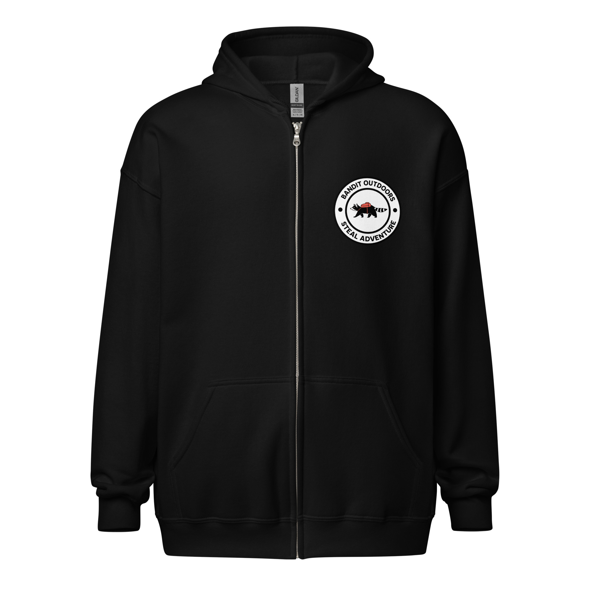 Zip Hoodie with Circle Logo